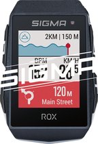 Bol.com Sigma Sport ROX 11.1 EVO GPS Fietscomputer - Wit - HR + Cad/Snelhd. magneetloze sensoren set aanbieding