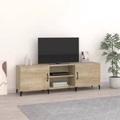 The Living Store TV-Kast - Sonoma Eiken - 150 x 30 x 50 cm - Sterk hout - Voldoende opbergruimte