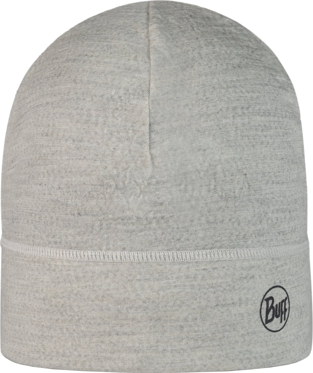 Buff Merino Lightweight Beanie Solid 1130130031000, Unisex, Wit, Muts, maat: One size