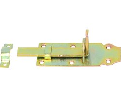 Deur schuifslot verzinkt - 12 cm - Deurbeveiliging