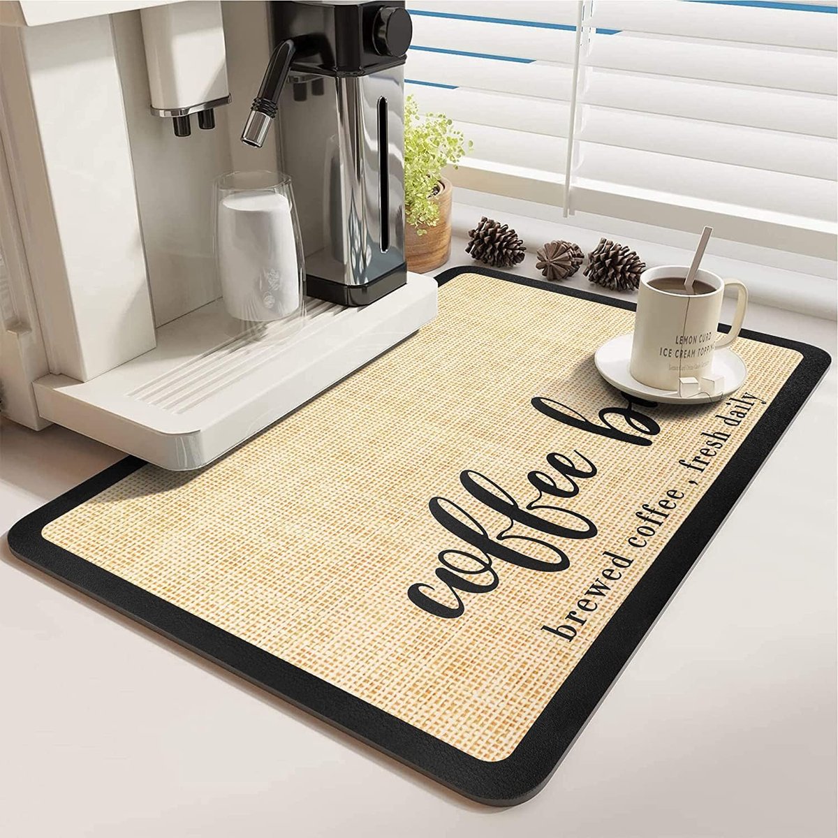 Tapis De Café  Tapis De Plateau Pour Cafetière - Tapis Anti