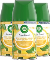 Air Wick Freshmatic Luchtverfrisser - Pure Fresh - Verfrissende Citroenbloesem- 250 ml - 3 stuks - Voordeelverpakking