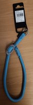 Wolters slip halsband neon aqua blauw 40cm lang 9mm dik