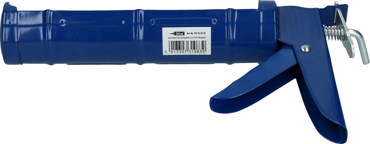 Excellent Kitpistool - Kitspuit van metaal - Geschikt voor kittubes - En Easy Gel - Donkerblauw - 32 CM