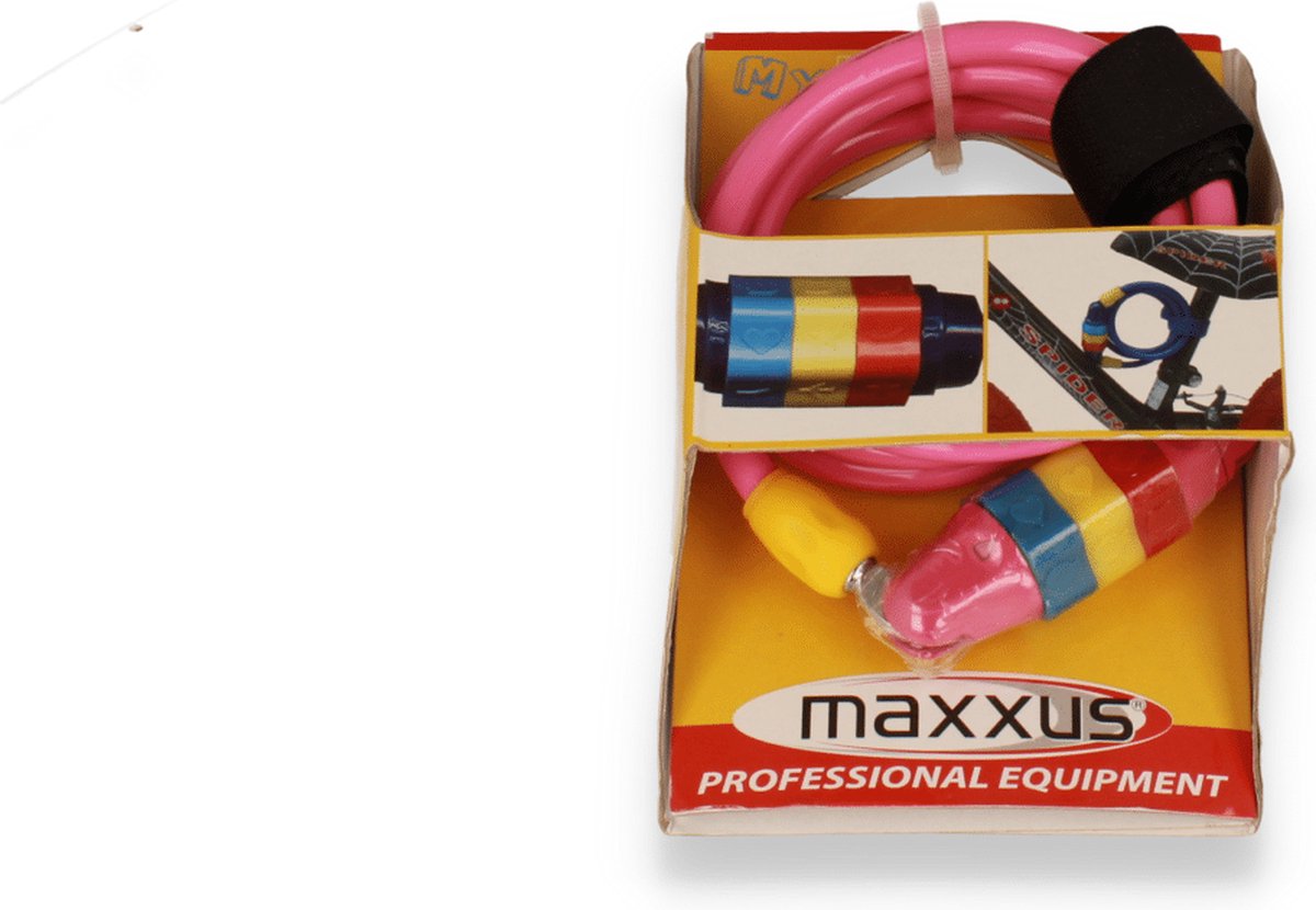 Maxxus Spiraalslot kinderen MyFirstLock 8 x 1000 mm ROSE One Size