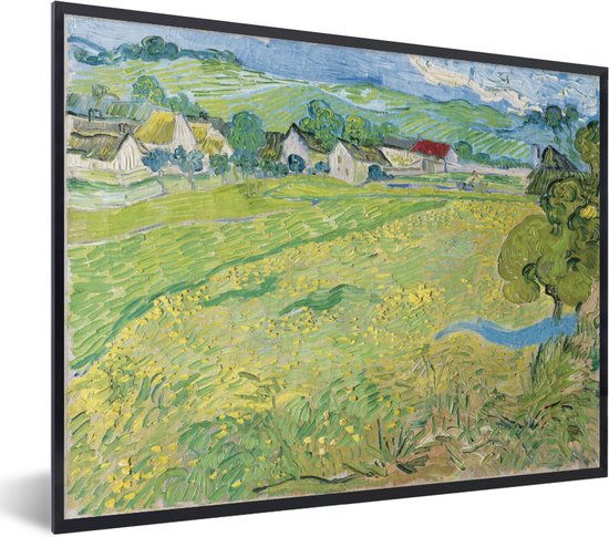 Fotolijst incl. Poster - Les Vessenots in Auvers - Vincent van Gogh - 40x30 cm - Posterlijst