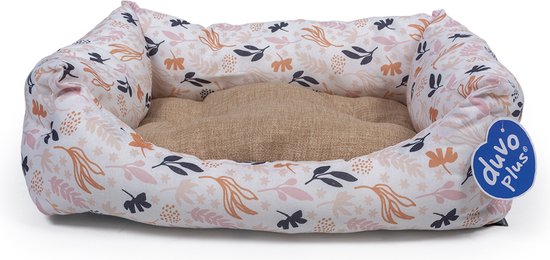 Duvoplus - Dierenkussen - Hond - Mand Rechthoekig Breezy 85x70x20cm Wit - 1st