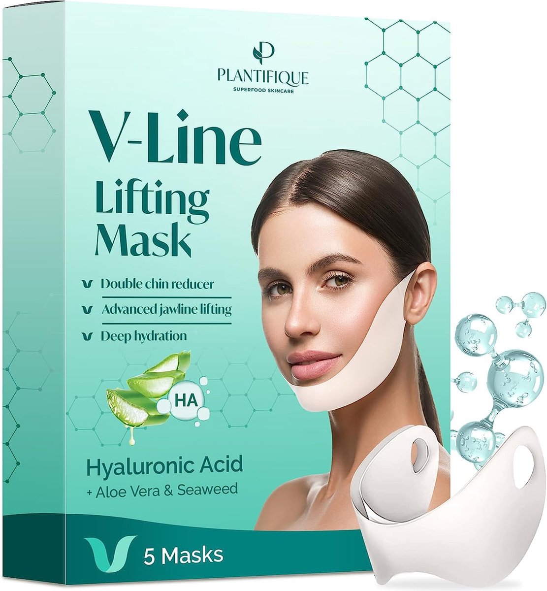 V Line Lifting Face Mask - Dubbele Kin Masker