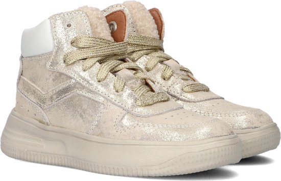 Ton & Ton Swann Hoge sneakers - Leren Sneaker - Meisjes - Goud - Maat 21