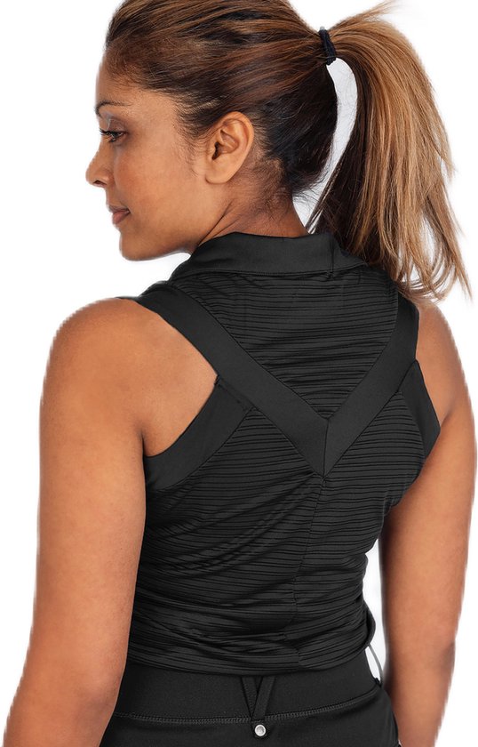 Func Factory dames Poloshirt Chloe zwart maat 38 van Func Factory — afbeelding 2
