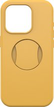 Étui OtterBox OtterGrip adapté à Apple iPhone 15 Pro | Compatible avec MagSafe | Cas de couverture arrière | Jaune