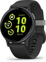 Garmin Vivoactive 5 Music - Smartwatch - Montre de sport - Écran AMOLED - Batterie 11 jours - Applications sportives 30+ - Méditation - Garmin Pay - Coaching du sommeil - Zwart