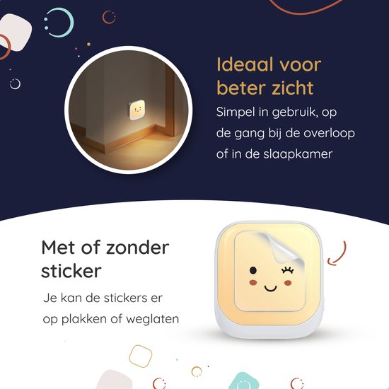 Numsy Chambre de bébé Night Light Lux - Capteur de lumière automatique