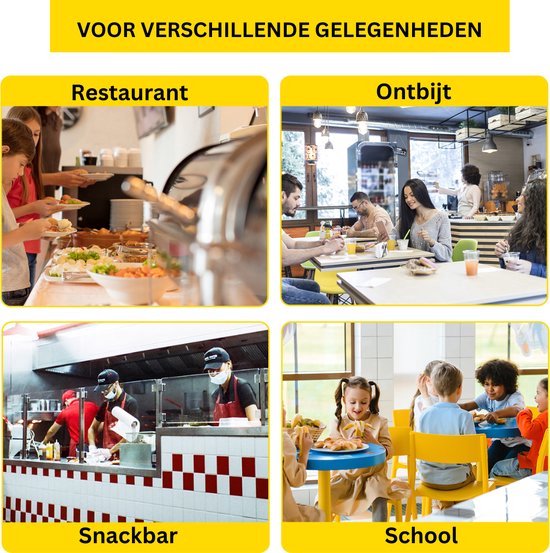 Happyment Buffetwarmer PRO - Electrisch - Chafing Dish - Warmhoudbakken - Warmhoudbakken 3 Voor Buffet - 3 Delig — afbeelding 3