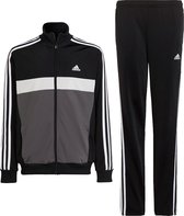 adidas Sportswear Essentials 3-Stripes Tiberio Trainingspak - Kinderen - Zwart- 164