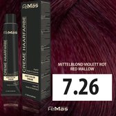 Femmas (7.26) - Haarverf - Middenblond Paars Rood - 100ml