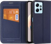 Dux Ducis - Telefoonhoesje geschikt voor Xiaomi Redmi Note 12 4G - Skin X2 Serie - Book Case - Blauw