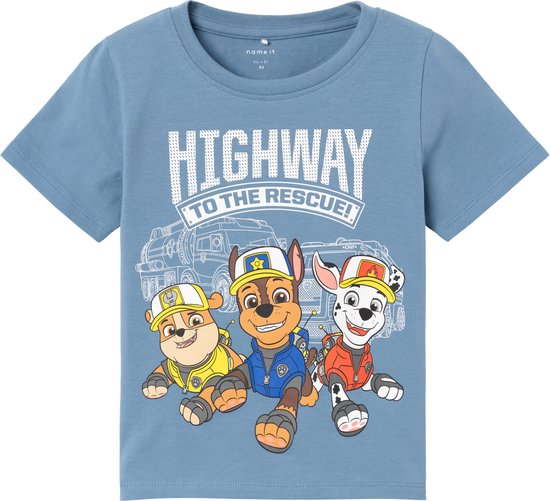 NAME IT NMMARIO PAWPATROL SS TOP CPLG Jongens T-shirt - Maat 92