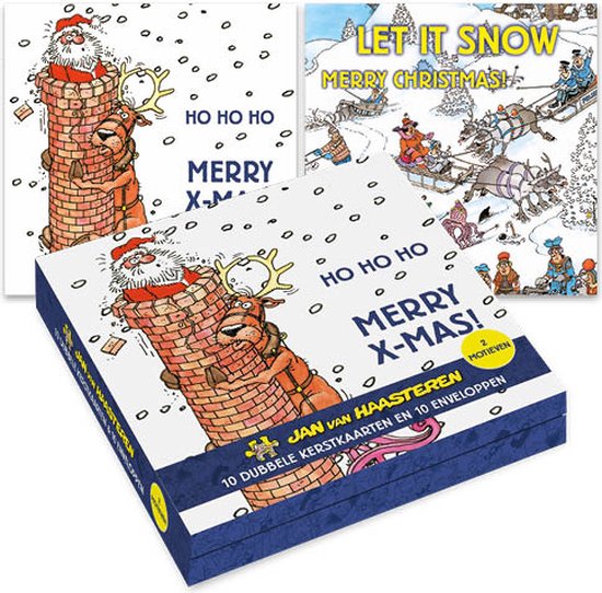 Jan van Haasteren Kerstkaarten Arrenslee bol