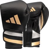 adidas Speed 500 Professional (kick)bokshandschoenen Zwart/Goud 16oz