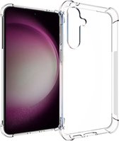 iMoshion Hoesje Geschikt voor Samsung Galaxy S23 FE Hoesje Siliconen - iMoshion Shockproof Case - Transparant
