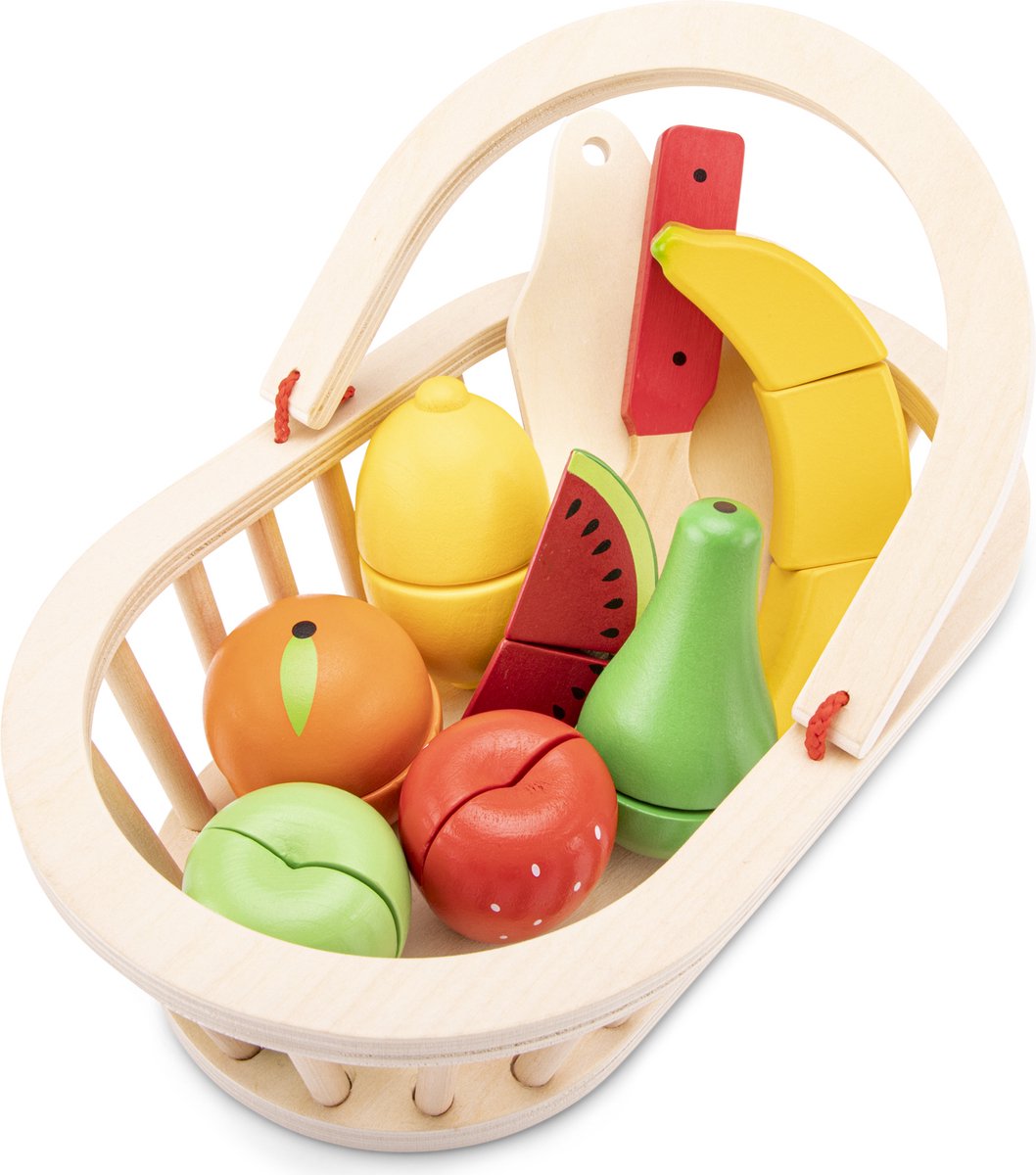 New Classic Toys Houten Speelgoed Fruitmand | bol.com
