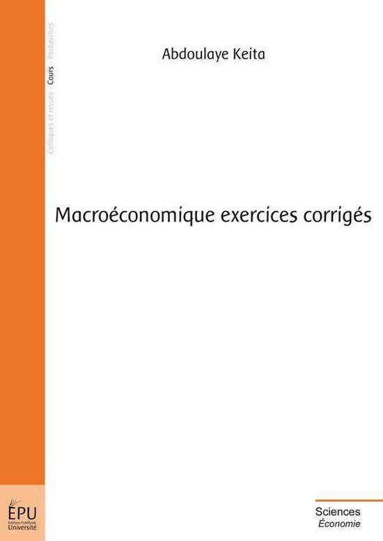 Macroéconomique exercices corrigés - cover