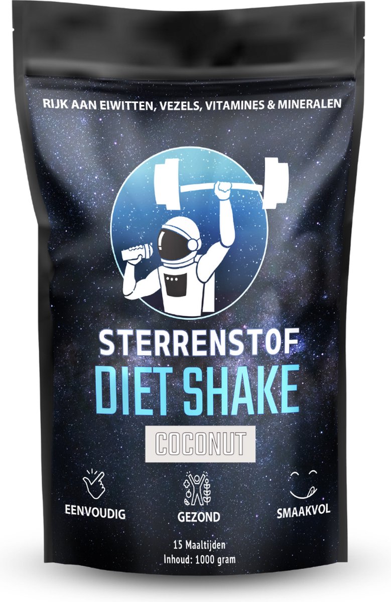 Goedkoopste Sterrenstof Diet Shake - Maaltijdshake - Coconut - Afvallen - 15 maaltijden