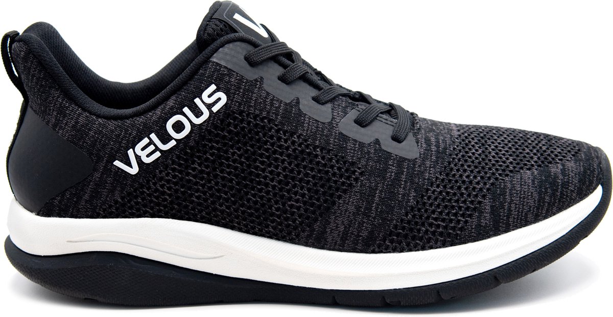 VELOUS Skyline Lace-Up Schoen - Herstel Schoen - Unisex - Zwart/Wit - Maat 46