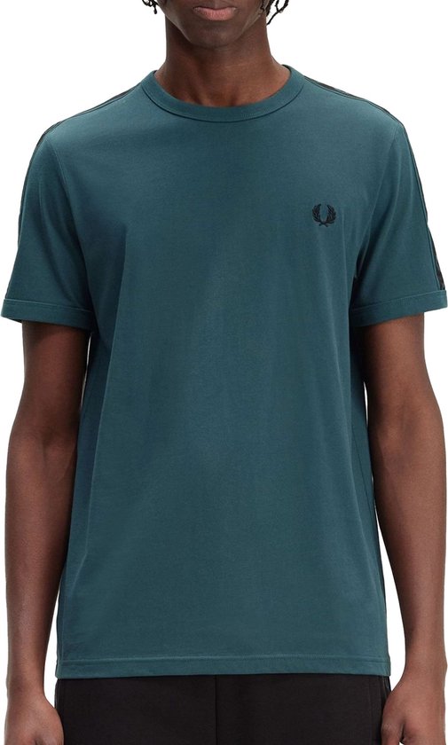 Fred Perry Contrast Tape Ringer T Shirt Hommes - Taille XL