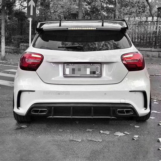 Heckspoiler Spoiler For Mercedes-Benz A-Klasse W176 A160 A180 A200 A250 A45 AMG 5-Türer 2013-2018 ABS Kunststoff Heckspoiler Flügel Kofferraumdeckel