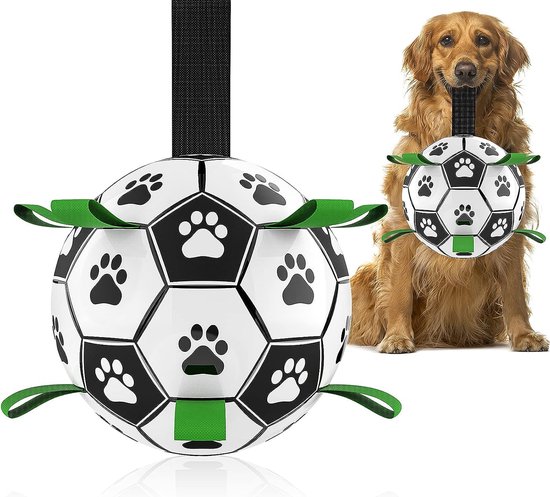 Jouet de football pour chien avec onglets, jouet interactif de tir à la  corde pour