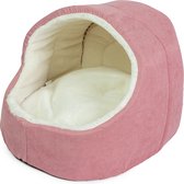 Duvoplus - Dierenkussen - Kat - Iglo Velvet 41x41x37cm Roze - 1st