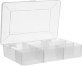 Boîte de rangement en plastique avec compartiments Five®