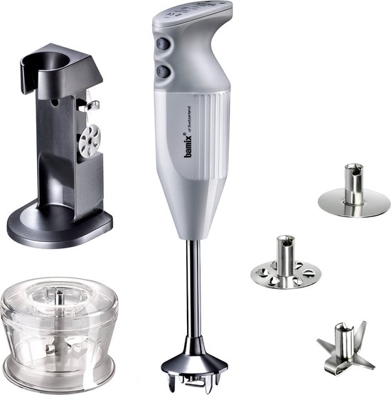 Mixeur plongeant Bamix M200 Swissline blanc avec accessoires