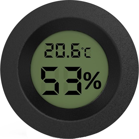 Thermomètre-hygromètre Numérique Intérieur - Petit écran LCD, Pile CR2032, Précision 1°C/2%HR, Pour Maison, Bureau, Déplacement