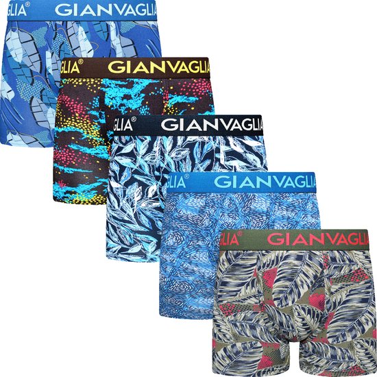 Gianvaglia katoenen Boxershorts - 5-Pack - L 7405