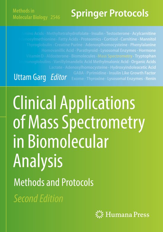 Methods in Molecular Biology Clinical Applications of Mass Spectrometry in...