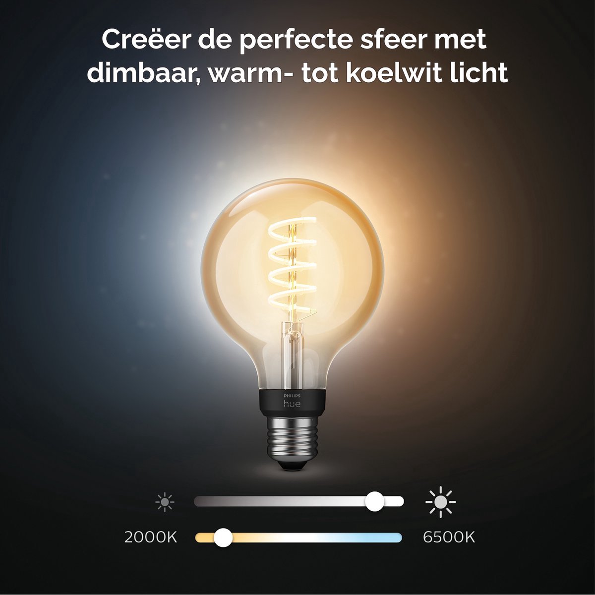 Philips Hue Starterspakket - Slimme Filament Verlichting thumbnail 5