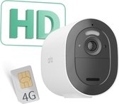 Arlo Go 2 3G/4G draadloze beveiligingscamera + 2 Jaar Arlo Secure, SIM-kaart of WiFi, 1080p HD, 130˚ kleurennachtzicht, sirene & spotlight, bewegingsdetectie, 2-weg-audio, 1 IP-Camera, wit