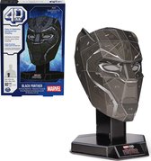 4D Build Marvel - Black Panther - Puzzle 3D - 82 pièces - kit de construction en carton
