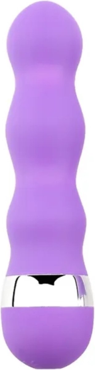 Goedkoopste Vibrator dildo compact Traploos instelbare G-spot stimulatie massage 11cm lengte Paars / HaverCo