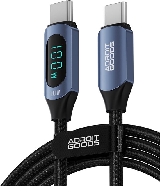 Câble de charge/données AdroitGoods 5a/100w USB-C vers USB-C - PD 100W -  Câble de