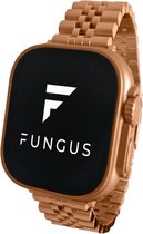 Fungus - Smartwatch bandje - Geschikt voor Apple Watch 38 / 40 / 41 mm - Series 1 2 3 4 5 6 7 8 9 SE iWatch - Metaal - Rosegoud