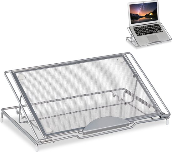 kwmobile siliconen voetjes voor laptop - Hoogte verstelbaar 19-25 mm - Mini laptop standaard - 4 cm diameter - In zwart/zilver kwmobile siliconen voetjes voor laptop - Hoogte verstelbaar 19-25 mm - Mini laptop standaard - 4 cm diameter - In zwart/zilver