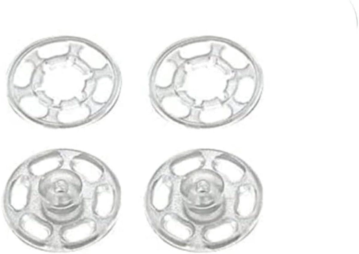 1 doos 15 sets onzichtbare kleine plastic drukknoopjes naai drukknoopjes voor kleding