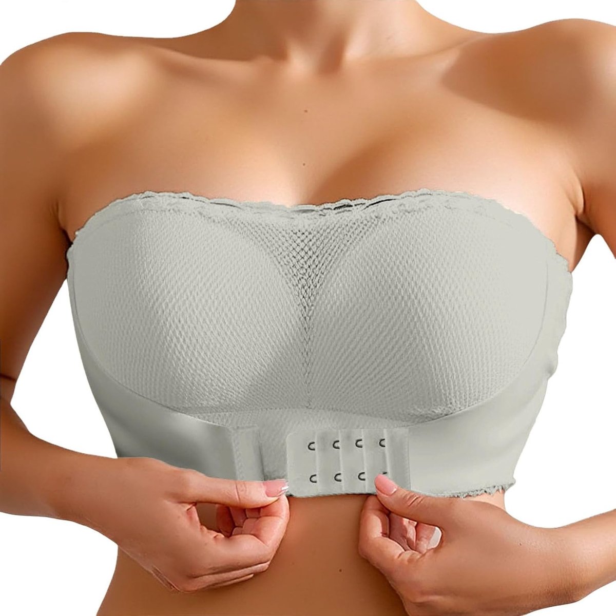 Zonder beugel dames zachte beha naadloos comfort bustier V-hals gewatteerd ademend slaapbeha brede bandjes uitneembare pads Chic Pack A126