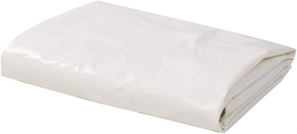 Tarpaulin Tarpaulin dekzeil Broeikas folie Plane 650 g / m² 4x5 m White