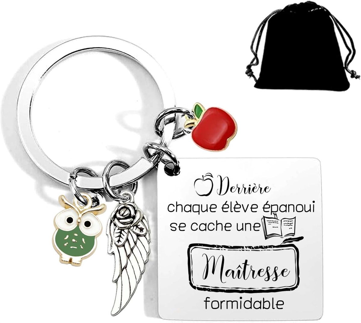 Cadeau voor leraren, sleutelhanger, Kerstmis, leraar, schoolleraar, eind jaar, leraar, bedankje, cadeau voor leraar, kerstcadeau, origineel bedankje
