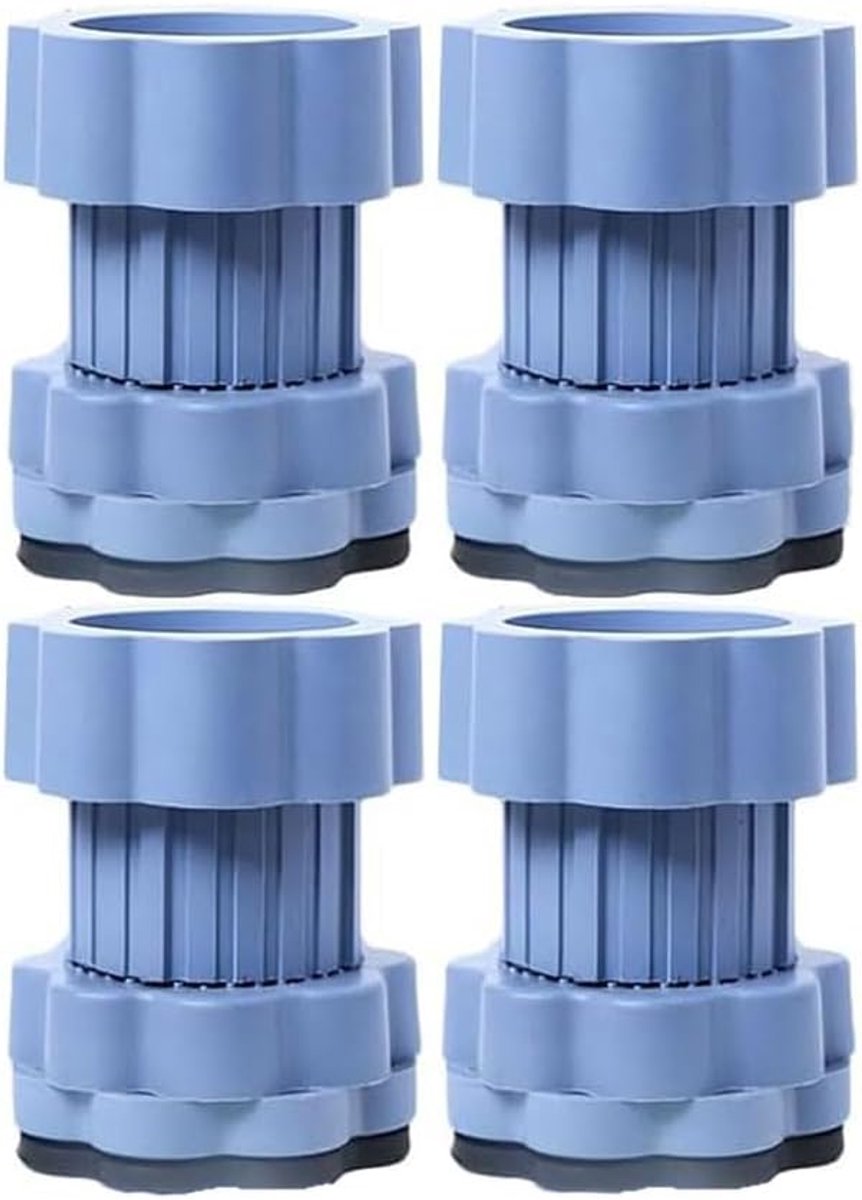 4 stuks verhogingskussen voor wasmachineplint, universeel, trillingsdempend/antislip/trillingsdemper voor wasmachines en koelkasten